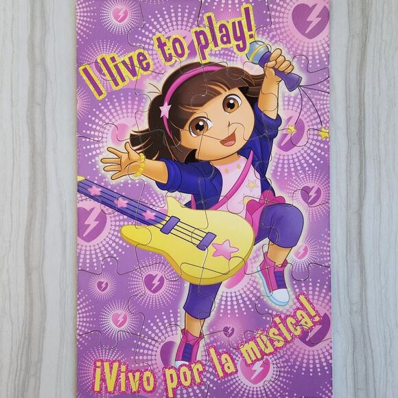 Dora the Explorer & Doc McStuffin's 4 in 1 Wood Puzzles w/ Wood Storage Box - Picture 3 of 8